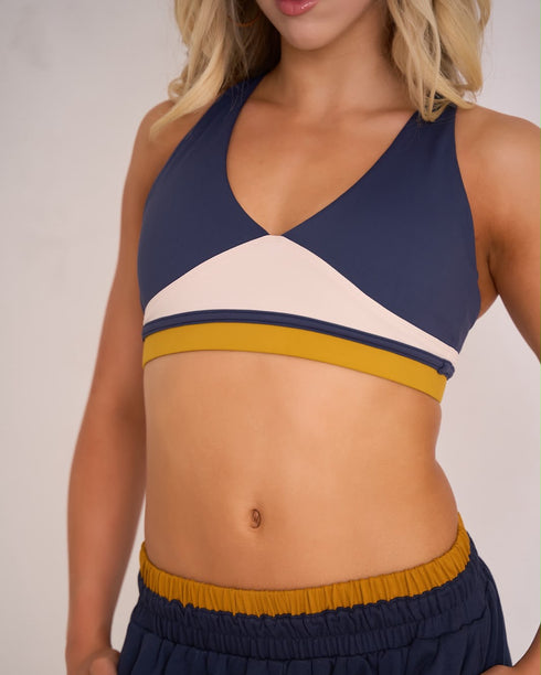 Adapt Crop - NAVY/SAND/MUSTARD