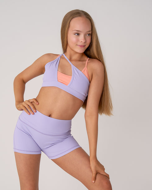 Tri Crop - WISTERIA PEACH