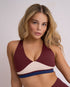 Adapt Crop - BURGUNDY/SAND/NAVY