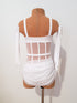 Hallie Skirted Leotard - White
