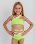 SUMMER CROP - Neon Green/White