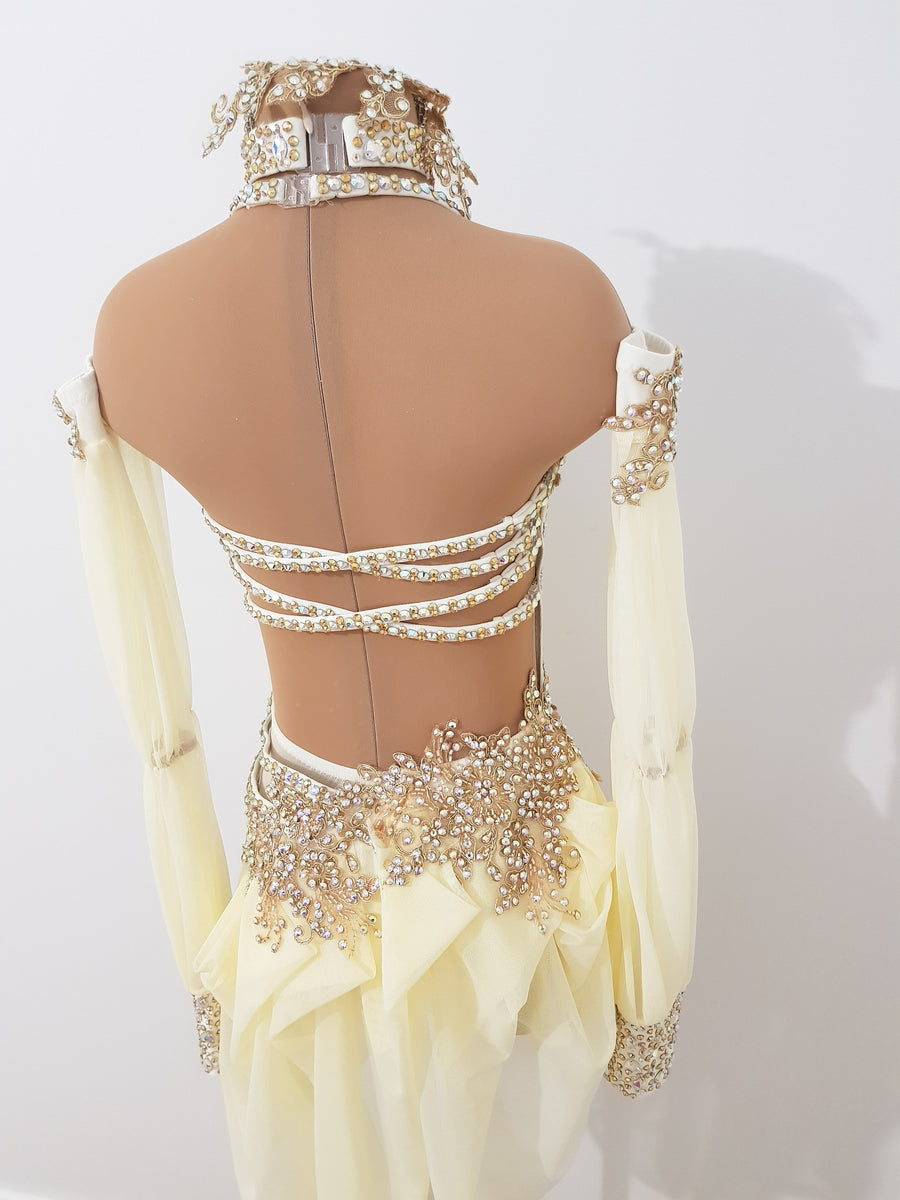 Lyrical Costume Size 6/8 Frilledneck Fashion Lyrical Costume Size 6/8 Frilledneck Fashion