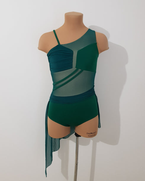 Harper Leotard - Forest Green