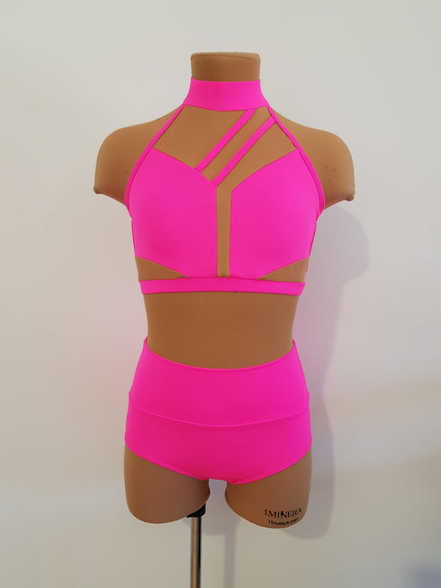 AVA 2 piece Base - Neon Pink