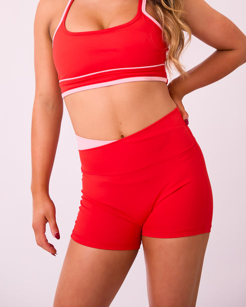 Duality LuxeForm Short - RED/PINK