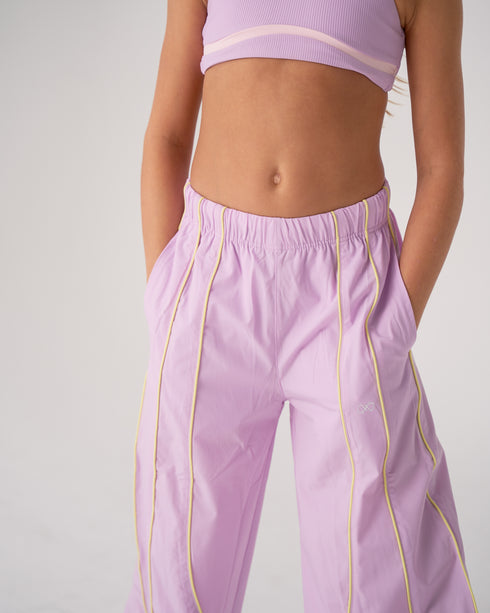 NATION JOGGERS - LILAC/LEMON