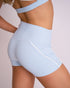 Pipeline Ribbed Short - BALLET BLUE/OFF-WHITE