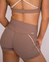 Pipeline Ribbed Short - LATTE/SAND