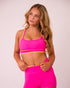 Duality Crop - HOT PINK/ORANGE
