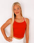 Cami Top - Red/White