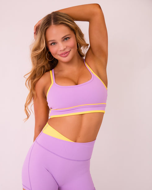 Duality Crop - PURPLE/MANGO