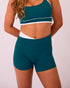 Duality LuxeForm Short - TEAL/White