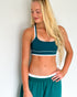 Duality Crop - Teal/WHITE