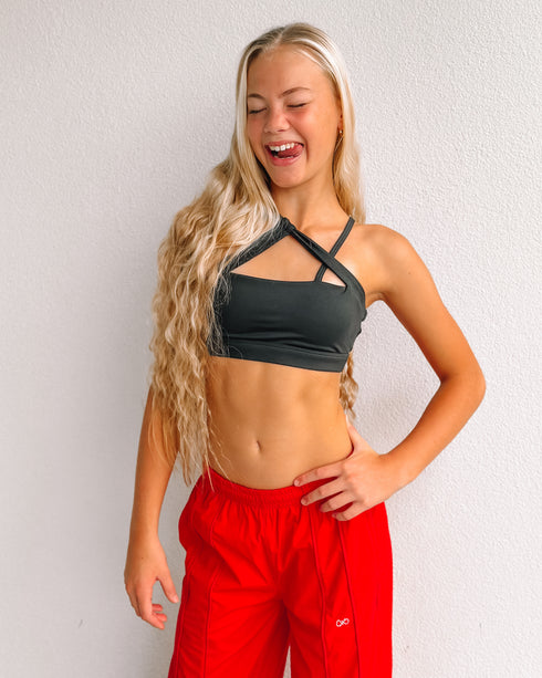 NATION JOGGERS - Red/Dark Red