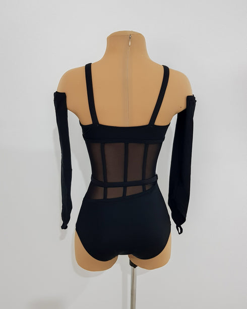 Hallie Leotard - Black