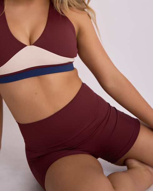 Everyday LuxeForm Short - BURGUNDY