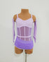 Hallie Skirted Leotard - Lilac