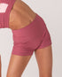 Everyday Ribbed Short - DUSTY ROSE