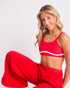 Madilyn Crop - RED/WHITE