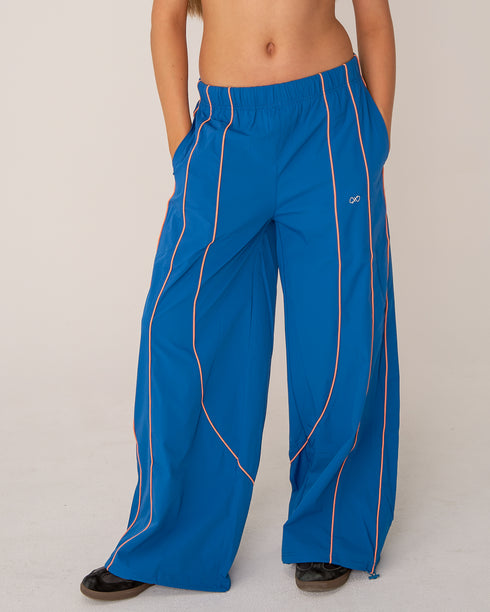 NATION JOGGERS - TEAL/PEACH