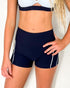 Pipeline Ribbed Short - NAVY/SKYE