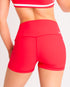 Everyday Ribbed Short - RED