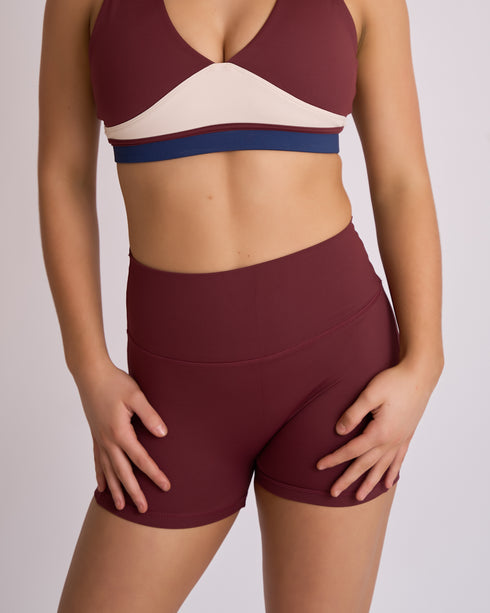 Everyday LuxeForm Short - BURGUNDY