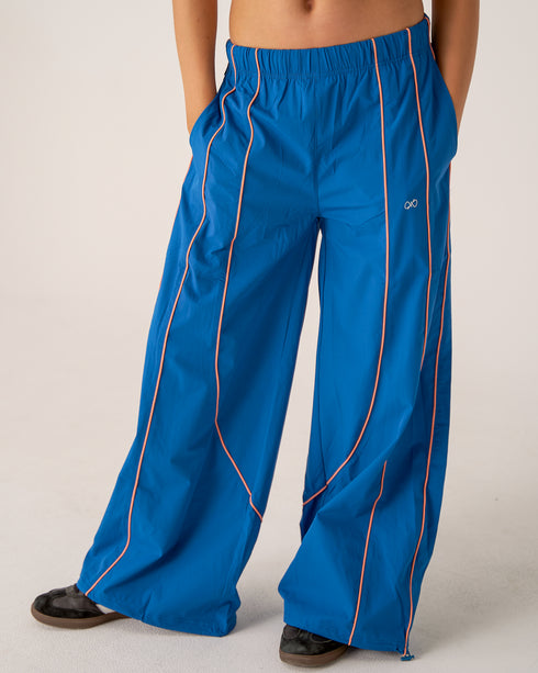 NATION JOGGERS - TEAL/PEACH