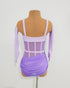 Hallie Skirted Leotard - Lilac