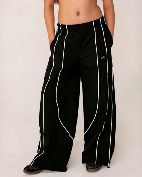 NATION JOGGERS - BLACK/WHITE