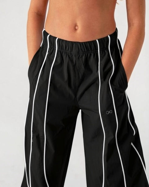 NATION JOGGERS - BLACK/WHITE