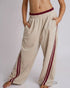 Barrel Sweats - SAND/BURGUNDY