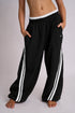 Barrel Sweats - BLACK/WHITE